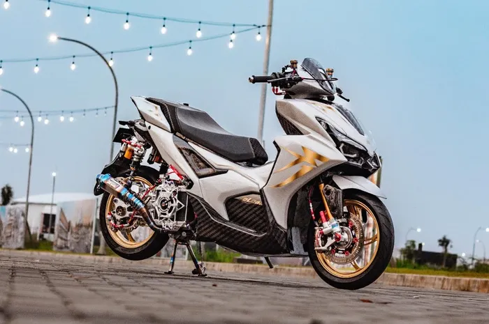 Modifikasi AEROX ALPHA Gaya Cyber Futuristic Ala Gundam, Curi Perhatian di Event Gathering Team Aerox 2025